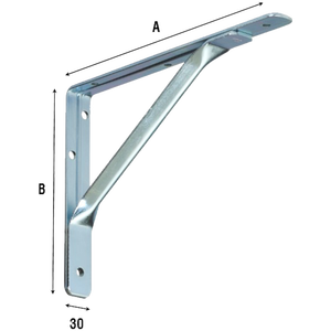 LARGE CAPACITY <b>SHELF</b> <b>BRACKET</b> 395x245 mm - max. torque capacity 215 kg - Product Image 1