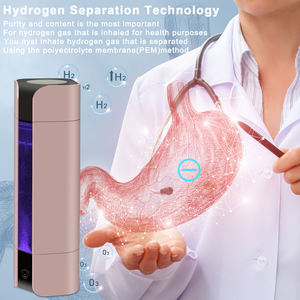 블루 뷰티 컵에 풍부한 수소 물병 아름다운 H2 분자 수소 발생기 물병 - Product Image 3