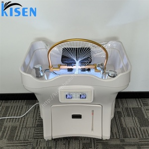 KISEN Lavacabezas Portátil Desmontable para Spa Capilar, Lavabo de Peluquería con Asa y Tanque - Product Image 2