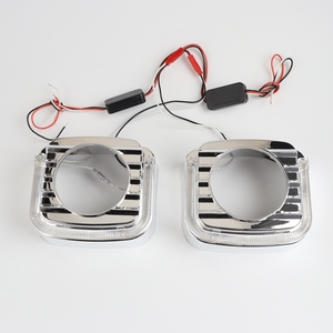 Kuulcql — lentille de projecteur led double xenon, avec capotage en cristal, 2.5 pouces, 3 pouces, disponible en blanc, bleu, rouge - Product Image 3