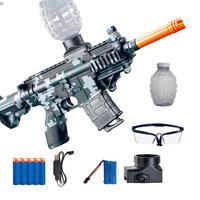 Pistola de Agua Eléctrica Automática M416, Juguete de Disparos con Balas de Espuma, Pistola Eléctrica para Piscina y Playa, Juguete de Verano