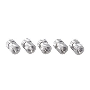 M4 6.0 8L Brass Slotted Round Nuts Metric Thread Inserts Grade A - Product Image 5