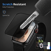 Film Hydrogel Anti-Espionnage HD Clair à Couverture Totale pour Apple Watch Series 11 10 9 8 7 6 Ultra, Protection d'Écran Quotidienne pour Montre Intelligente