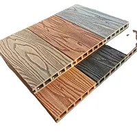 Plancher de sol WPC de jardin avec Texture bois, panneau d'extérieur décoratif solide, pour piscine, fabrication, en Stock