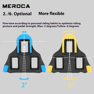 MEROCA MEROCA-RD2-C Handig <span class=keywords><strong>2.</strong></span>/6. Installatie Racefietsplaatjes 77 mm Kunststof vervangende onderdelen Compatibel voor SPD-systeem CN - Product Image 3