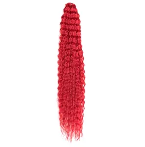 Rebecca cheveux tressés synthétiques deep wave Crochet Braid Spiral water Wave Extensions de cheveux Boucles Synthétique Bouclés Tressage Cheveux