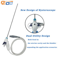 Hystéroscope endoscopique flexible avec pointe arrondie lisse et conception à double usage pour étendre les scénarios d'application