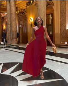 Распродажа: Женское модное длинное платье макси без рукавов с вырезом и ажурными вставками для вечеринок - Product Image 5