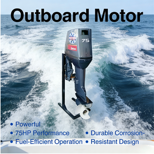 Moteur Hors-Bord pour Bateau 5 CV 15 CV 25 CV 30 CV 40 CV 60 CV 75 CV <span class=keywords><strong>2</strong></span> <span class=keywords><strong>Temps</strong></span> / 4 <span class=keywords><strong>Temps</strong></span> Arbre Court / Arbre Long YAMAHA - Product Image 1