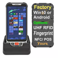 Ordinateur portable PDA Windows 5,5 pouces, ordinateur mobile avec lecteur de codes-barres NFC 2D QR, USB3.0, collecteur de données pour la logistique/le stockage