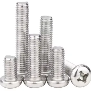 Stainless Steel Phillips pan head machine screw A2-70/A4-80 M2-M12