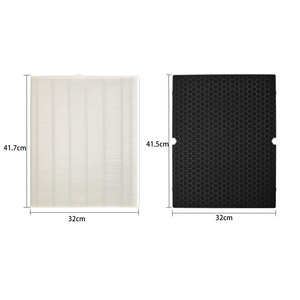 Filtre de remplacement pour purificateur d'air Winix 5500-2, filtre composite HEPA au charbon actif 116130 - Product Image 2