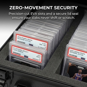 Elite Aluminum Card Showcase Clear-View Window Display <strong>Vault</strong> for Graded Cards <strong>Professional</strong> Anti-Dust Storage Secure OEM/ODM - Product Image 5