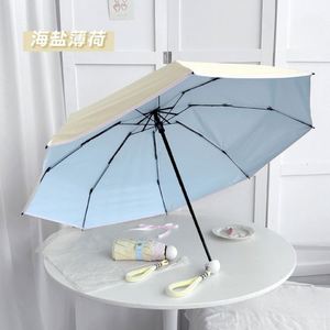 [จัดส่งฟรีสำหรับคำสั่งซื้อครั้งแรก] ร่มแคปซูลเจลลี่หลากสี 50% สำหรับผู้หญิง ใช้ในสวนได้ ป้องกันรังสียูวี ใช้ได้ทุกสภาพอากาศ - Product Image 3