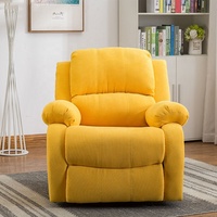 Ensemble de canapé-lit convertible en tissu et cuir de vache, meubles uniques électriques, pour salon