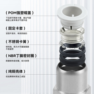 Sayu Pneumatic <b>Quick</b> <b>Connector</b> Copper Plated Nickel Internal Thread Elbow PLF8-02 Straight PCF10-04 - Product Image 1