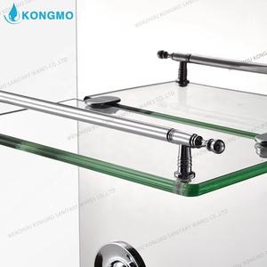 แผงฝักบัวอาบน้ำแบบยุโรป ได้รับมาตรฐาน CE กันน้ำ พร้อมก๊อกน้ำตั้งพื้น หัวฝักบัวแบบเรนชาวเวอร์ วาล์วเซรามิก และชั้นวาง - Product Image 3