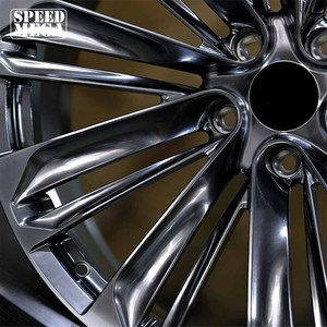 Jantes multi-branches BMF gris teinté noir brillant, jantes de remplacement légères de 19 à 22 pouces, jantes forgées en alliage pour BMW X6M - Product Image 5