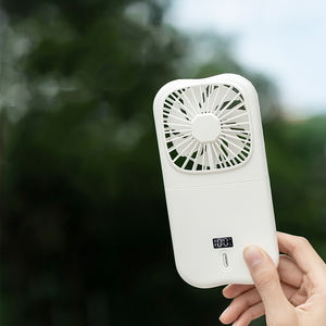 Ventilador Plegable para Colgar en el Cuello, Ventilador Portátil con Banco de Energía USB, Ventilador Plegable de Mano, Soporte para Teléfono, 3 Velocidades, Refrigerador - Product Image 4