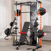 Machine Smith multifonctionnelle en acier avec rack à squats et Power Rack – Prix usine