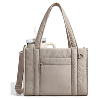 Sac fourre-tout personnalisé en gros avec logo, mignon, petit, écologique, réutilisable, couleur unie, avec poignées en corde