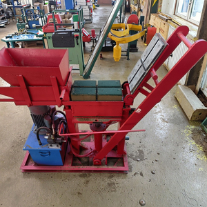 מכונת לבנים הידראולית 2-40, מכונת ייצור לבני חרס אדומות, מכונת לבני חרס דחוסות קטנות ומכונת בלוקים מאדמה - Product Image 2