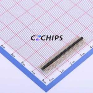 X1311WR-31J-C26D40 Pin Header Bent Lead Through Hole,P=1.27mm Connector 1x31P 1.27mm 1.27mm Pin Header - Product Image 2