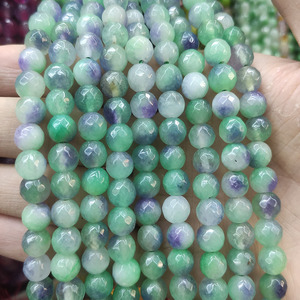 <span class=keywords><strong>Perles</strong></span> arc-en-ciel rondes en cristal de jade à facettes, <span class=keywords><strong>perles</strong></span> de pierres précieuses teintes <span class=keywords><strong>perles</strong></span> de jade multicolore pour la fabrication de bijoux 6 8 10mm, longueur 36cm - Product Image 2