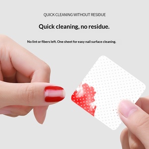 Tampons de coton pour le nettoyage des ongles, formes carrées, papillon, cœur - Dissolvant de <span class=keywords><strong>vernis</strong></span> à ongles, nettoyant pour colle à cils/bouches de flacons, emballage de base - Product Image 4