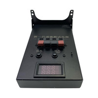 Testeur de lentilles de projecteur de phare antibrouillard portable avec alimentation et affichage numérique de la tension