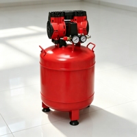 Compresseur d'air industriel vertical sans huile à haute vitesse et faible bruit L&P avec réservoir