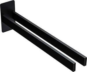 Porte-serviettes double couche en acier inoxydable Porte-serviettes de salle de bain à fond carré <span class=keywords><strong>sans</strong></span> perçage - Product Image 1