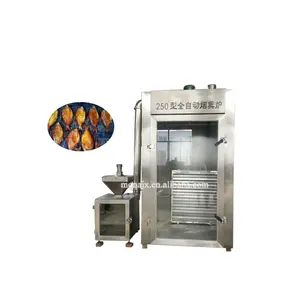 Ahumador industrial de salmón en frío, horno de secado para ahumar carne, máquina de ahumar, precio para salchichas, jamón, pescado