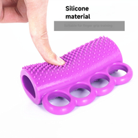 Bola de Agarre de Silicona Simple para Entrenamiento de Fuerza de Dedos y Brazos para Adultos, Masajeador de Agarre