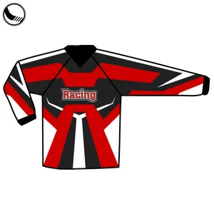 cool Team Sport quickly dry custom design sublimated motocross jersey