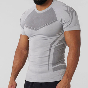 Camiseta Formal para Hombre de Marca Compartida, 280 g/m², Lisa, de Secado Rápido, Transpirable y Elástica, Corte Ajustado, Manga Regular, para Gimnasio - Product Image 6