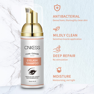 60ml <b>Mini</b> Lash Shampoo Foam Pump <b>Bottle</b> Frosted Eyelash Extension Cleanser - Product Image 2