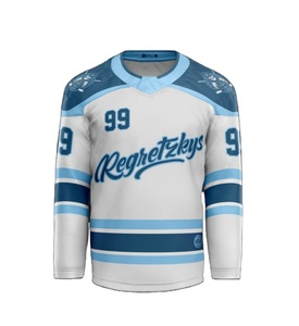 Maillot de hockey sur glace personnalisé de qualité supérieure / Maillot de hockey unisexe - Product Image 3