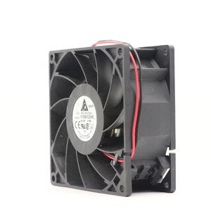 Ventilateur de refroidissement DC en plastique à roulements à billes Delta FFB0912SHE 92x92x38mm 12V 9W 100.3CFM 52.5dB 2 fils - Product Image 3