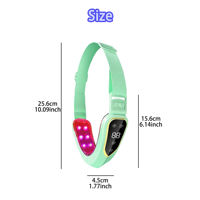 Masseur facial portable en forme de V avec écran LCD numérique, sangle réglable, équipement de soin de la peau du visage pour la maison