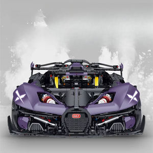 Guly 10643 1:8 mobil olahraga Model <span class=keywords><strong>Meteor</strong></span> api dengan Motor blok bangunan perakitan batu bata DIY mainan untuk hadiah anak-anak 3320 buah/set - Product Image 3