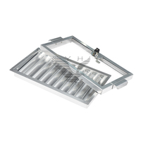 Table de poker YH 40 mm 10 rangées de jetons de poker en titane avec couvercle et serrure de sécurité 510x245x90 mm Combo 3
