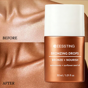 Hot Sale Sunless Tanning Body Shimmer Highlight Lotion Buildable Color Control Nourishing Body Care <b>Bronzing</b> <b>Drops</b> Foundation - Product Image 2