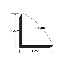 Extrusion de profilés en PVC personnalisés en forme de L Bande d'habillage en plastique pour bâtiment Barre d'angle pour coins de protection Barre d'angle en plastique de type L