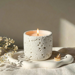 Bougie parfumée <span class=keywords><strong>à</strong></span> la cire de soja de luxe, senteur citron, <span class=keywords><strong>cassis</strong></span> et pêche blanche, vente en gros, aromathérapie - Product Image 1