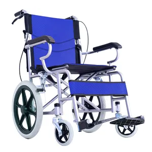 اقتصادية قابلة للطي خفيفة الوزن قابلة للطي كرسي متحرك يدوي للكبار العظام المستخدمة السعر رخيصة لكبار السن