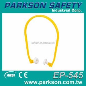 Tapones de Silicona Reutilizables Profesionales EP-545 de Taiwán, Cancelación de Ruido, Reducción de Ruido Industrial, ANSI S3.19, CE EN352 - Product Image 2