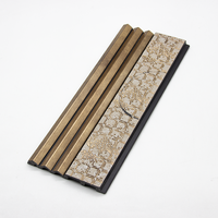 Harga Pabrik Panel Dinding Dekoratif Interior PS Tahan Air 3D Plastik Ramah Lingkungan Tahan Api Desain Modern untuk Apartemen 1