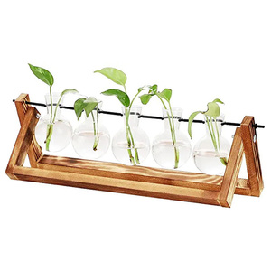 HOT Bud Glass Planter Desktop Plant Terrarium Vase for Indoor Hydroponics Water Plants Home Garden Office <b>Decoration</b> - Product Image 1