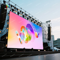 Écran LED extérieur P2.97 6m x 3m, système complet clé en main, location pour scène et événements, panneau d'affichage LED 5500 Nits HDR10+